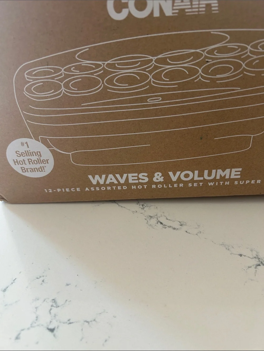 Conair Ceramic Hot Rollers, 13/4 & 11/2 Inch Rollers, Lavender, 12, NWT Open